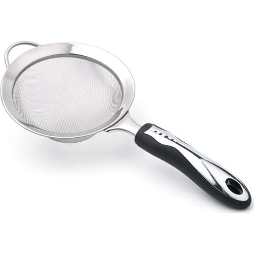 Filter Spoon Kitchen Multi-functional Stainless Steel Mesh Tea Strainer Mesh Flour Oil Strainer Stainless Steel Kitch