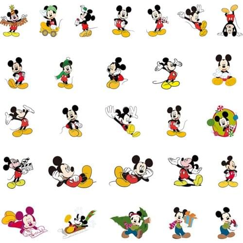 Disney Fashion Trend Mickey Mouse Cartoon Shape Acrylic Earrings Jewelry Epoxy Resin Making Accessories Supplies