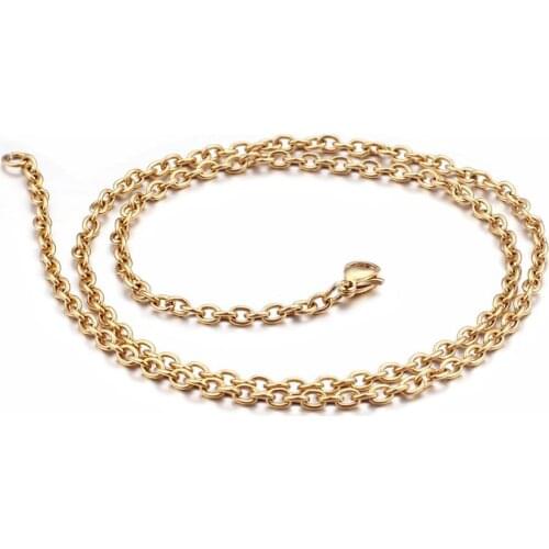 O word mens and womens necklaces Korean version of Korean jewelry simple jewelry mens and womens necklaces