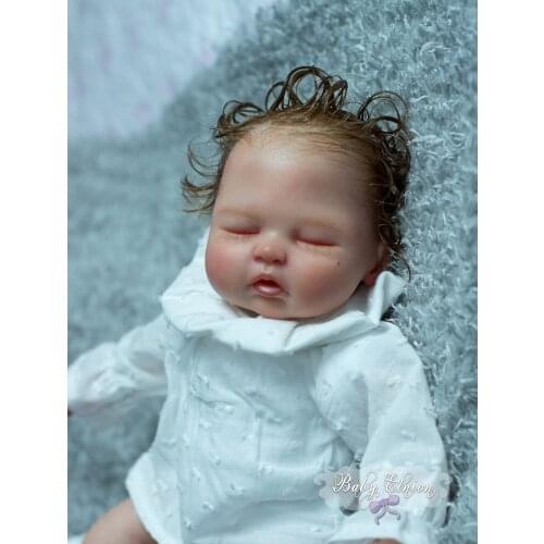 Mini Reborn Kit 10 Inches Reborn Baby Vinyl Doll Kit María Unpainted Unassembled Doll Parts DIY Blank Reborn Doll Kit