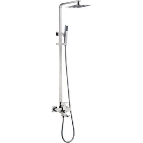 Bathroom Third gear multi-function shower sets,304 stainless steel bathroom square shower set,rainfall shower head system,J18361