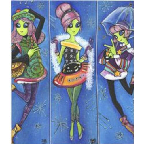 2021 New 5D Diamond Panting Cross Stitch Cartoon girl Picture Rhinestones DIY Embroidery Diamond Mosaic Needlework Paintings