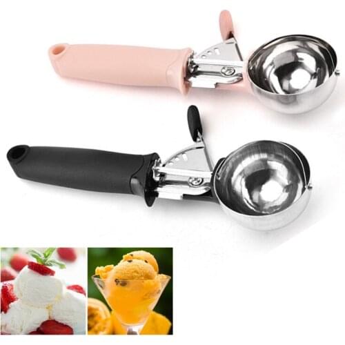 New non-stick ice cream scoops yogurt biscuit scoops ice cream tools kitchen gadgets fruit watermelon scoops ice ball machine