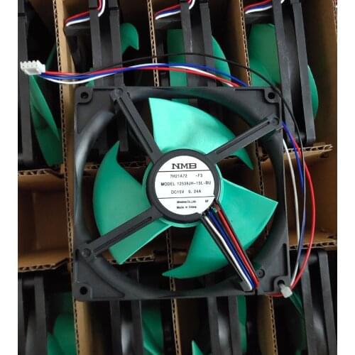 New Original NMB 12539JH-15L-BU DC15V 0.24A 12cm for refrigerator cooling fan