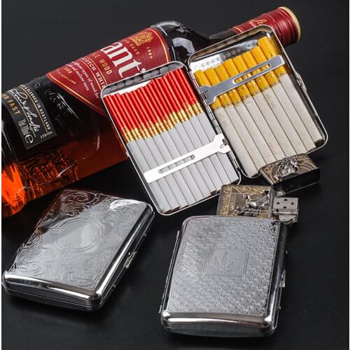 New special cigarette case for 6mm and 8mm cigarettes extended metal dual purpose portable medium cigarette Holder