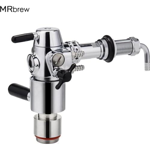 Beer Tap Defoaming Bottling Filler Remove Foam with Growler Filler For Mini Keg Growler 3.6L/5L/10L Beer Brewing Making Tool