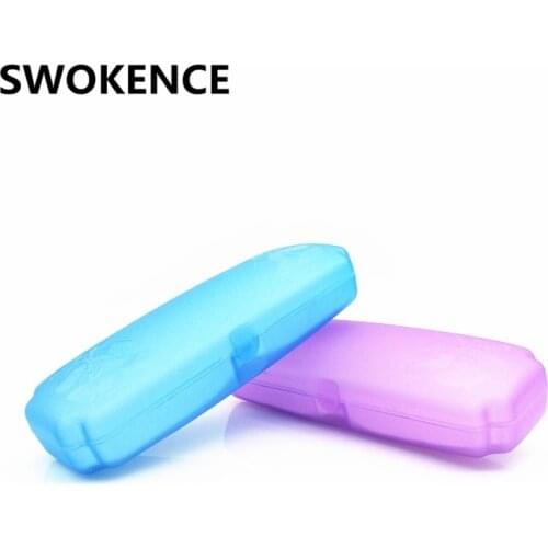 SWOKENCE Plastic Ultralight Panda Pattern Glasses Box Simple Design Unbreakable Eyewear Case Wholesale G106