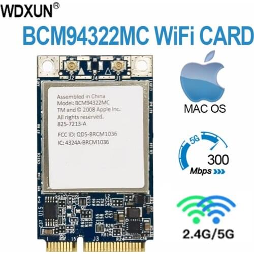 Suitable for all Mac Pro MB988z / high speed 300mbps 2.4g 5g BCM94322MC Airport Extreme wireless WiFi card