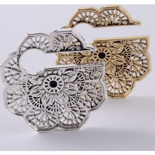 1 Piece Vintage Mandala Folower Ear Weight Tribal Antique Plug Ear Stretcher Expander Gauge Earring Body Piercing Jewelry