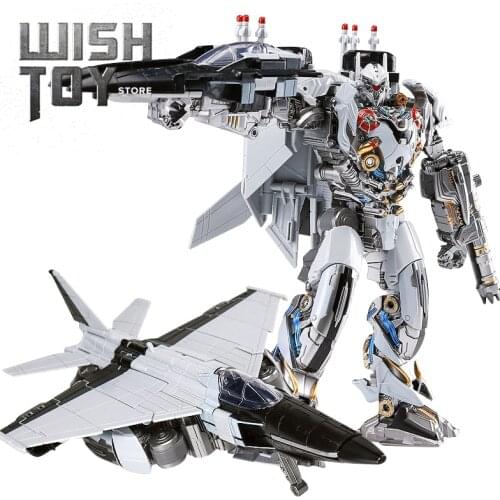 BMB Transformation Robot LS01 LS-01 Oversize 27cm Alloy TF Nitro Zeus Plane Film Anime Action Figure Model Toys --NO Purple Hose