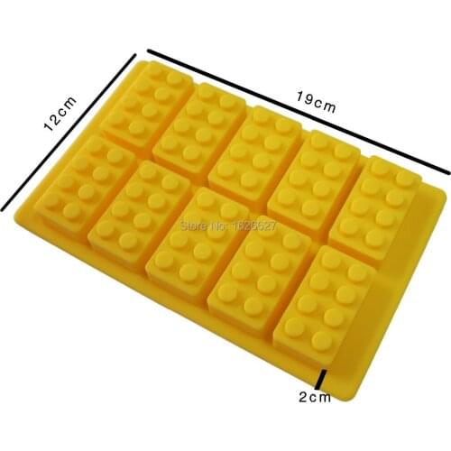 New Arrivals 10 x Silicone Ice Mold Ice Cream Tools Cream Tubs Silicone Mold Cake Mold Color Yellow