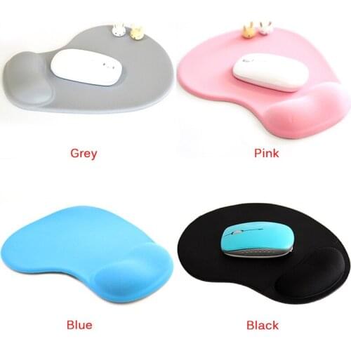 Silicone Gel Hand PU Anti-slip Hand Pillow Memory Cotton Gaming Mouse Pad Mat 3D Mouse Pads With Wrist Rest Support Mouse Pad