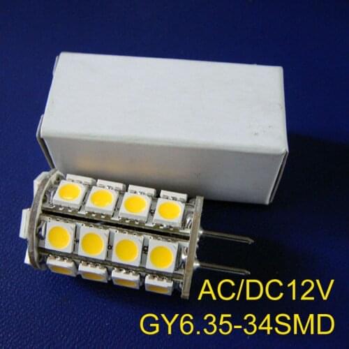 Use high quality 5050 leds AC/DC12V GY6.35 bulbs,GY6.35 led lights,AC12V G6.35 led lights GY6 LED lamps free shipping 5pcs/lot