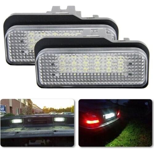 Newest LED License Plate Light For Mercedes-Benz W203 W211 W219 R171 Led Number License Plate Light No Error