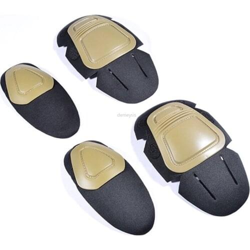 Military Tactical Knee Elbow Protector Pad for Paintball Airsoft Combat Uniform Military Suits Protective Elbow & Knee Pads