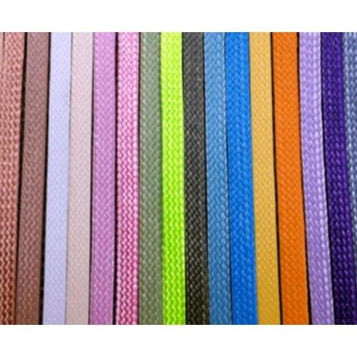 4mm Flat Korea Polyester Waxed Cord Wax Rope Thread For Jewelry Findings Accessories Bracelet Necklace Wire String 100Yards/roll