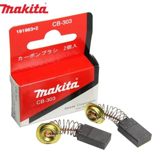 Original Makita CB303 Carbon Brushes 5 x 11 x 17mm for Electric Motors Drills 9227