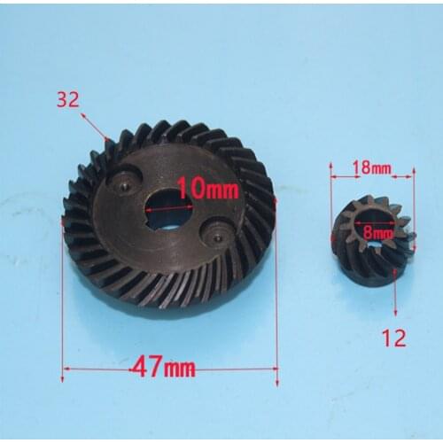 100 angle grinder gear New Metal Spiral Bevel Gear Set For Makita 9523 Angle Sander Angle Grinder free shipping