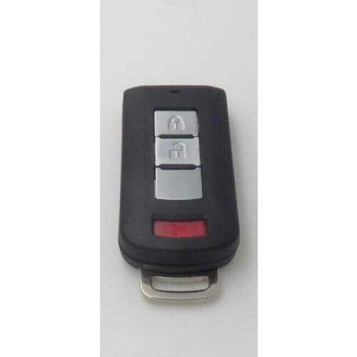 2+1 Buttons Replacement Smart Remote Key Shell Case For Mitsubishi Lancer-ex Outlander Fob Key Cover
