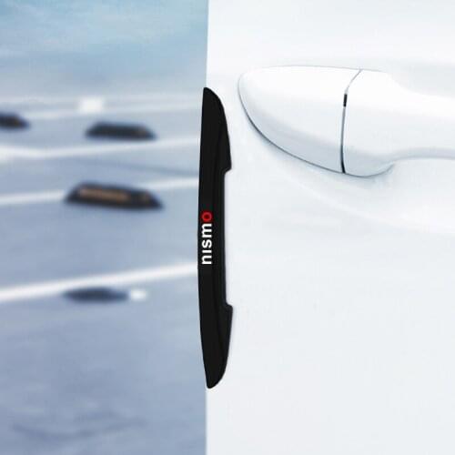 4pcs Car Protection Sticker Car Door Anti-collision Strips for Nissan Nismo Tiida Teana Skyline X-Trail Qashqai Auto Accessories