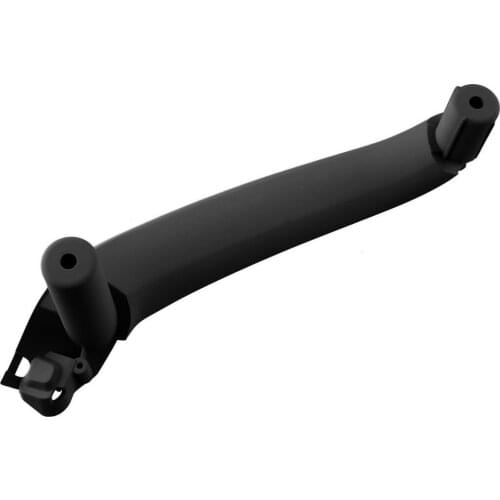 Black Car Inner Rear Left Door Pull Handle Trim Cover Fit for BMW X3 F25 X4 F26 2011 2012 2013 2014 2015 2016 2017