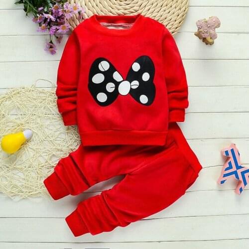 Kids Boys Tracksuit Boys Sports Set 1-4Y Boys Girls Pajamas Set Spring Autumn Fashion Cartoon Tops+pants 2pcs For