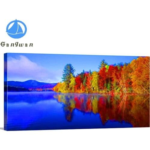 DIY Diamond Painting fall red tree Forest Scenic Full Square Rhinestone Diamond Embroidery Cross Stitch large art Mosaic Decor