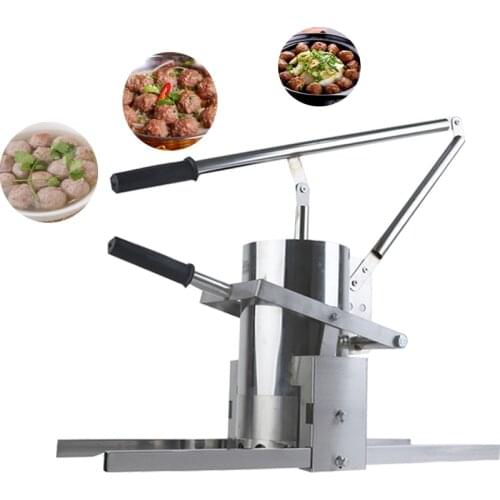 Making Pork And Vegetable Meatball Machine Croquettes Machine Shrimp Meatball Dough Machine Meatball Mold Tool Manual Meatball M