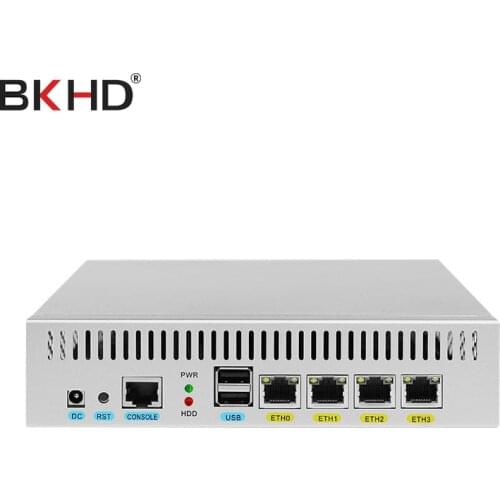 Intel Atom N2600 4LAN 2USB 1GB 32GB N2600 Mikrotik VPN Network Security Appliance Router PC Pfsense Openwrt Vyos Centos Ubuntu