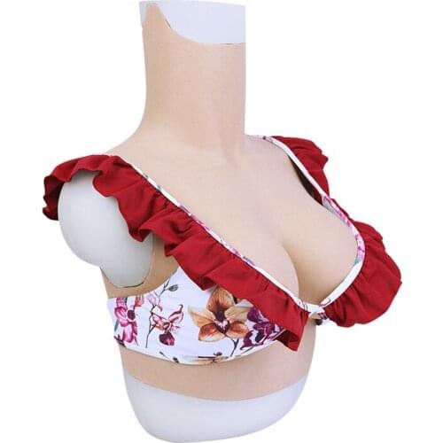 Transsexual Artificial Silicone Fake Breast Forms C Cup Crossdressing Shemale False Pechos Latex Crossdresser Pechos Cosplay