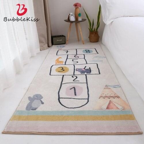 Bubble Kiss Carpets For Bed Room Cartoons Cute Pattern Soft Lamb Wool Rugs Living Room Childrens Area Decoration Home Door Mat
