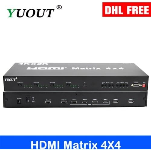HDMI Matrix 8X8 HDMI Matrix 4x4 HDMI Switcher 4X4 4x2 8X8 HDBaseT Matrix 4x4 HDMI Matrix Support HDBT and IR control RS232