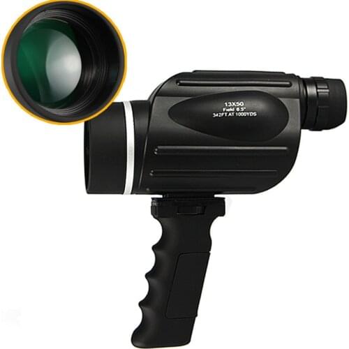 13x50 Corner Waterproof Hunting HD Ranging Binoculars High Power Hiking Camping Bird Watching Travel Monoculars