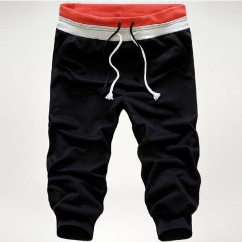 2018 summer new mens casual pants, youth fashion seven cent pants, sports pants, mens trousers beach pants K304