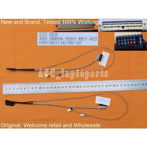 New Original LCD LED Video Flex Cable For Lenovo 700-15ISK 700-15 4K Laptop Screen Display Cable 450.06R04.0003