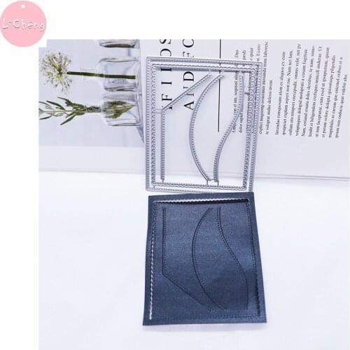 Cover Frame Slimline Cutting Dies Scrapbooking Craft DIY Stencil Mold Embossing Folder Clear Stamps New Planner Dies