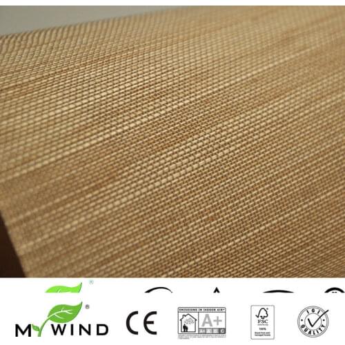 Luxury Natural Material Innocuity Paper Weave Design Wallpaper In Roll Decor 2019 MY WIND ABACA Grasscloth Wallpapers