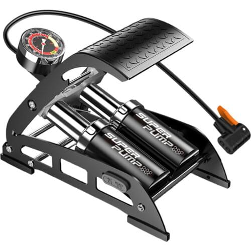 Bicycle Motorcycle Car Pedal Pump High Pressure Air Pump Portable Aluminum Alloy MTB Mountain Road Bike Pump Drop Shipping