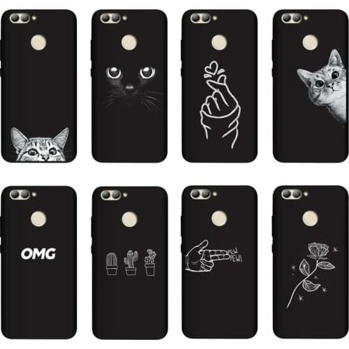 QAQsam 5.0" Soft Silicone For Huawei Nova 2 Case Cover Painting Matte Phone Cases Funda