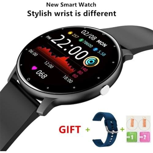 New Smart Watch Ultra-thin HD Screen Fitness Exercise Heart Rate Sleep Monitoring Men and Women Fashion Smartwatch Android IOS