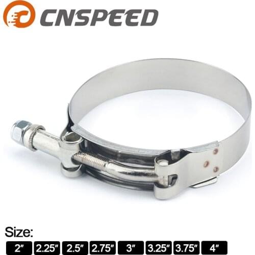 Universal 2.75" 3.25" 375" 4 Inch Silicone Turbo Hose Coupler T Bolt Super Clamp Kit Exhaust Pipes Turbo Downpipe Exhaust Clamp