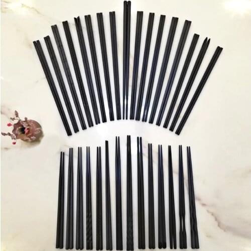 High Quality Alloy Chopsticks Black Frost Sushi Chopsticks Restaurant Hot Pot Long Chopsticks Household Japanese Chopsticks