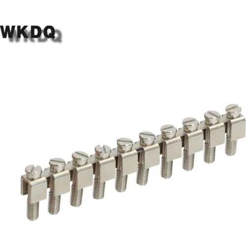 10Pcs FBI10-8 FBI2-8 FBI3-8 FBI4-8 Electrical Jumpers For UK6N Connector Din Rail Terminal Block Fixed Bridge FBI 2/3/4/10-8