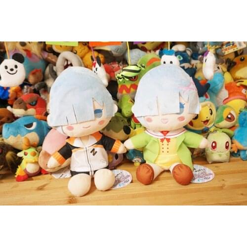 Anime Figure Re:Life in a different World from Zero Rem in Wonderland Plush Toy Stuffed Doll 23cm