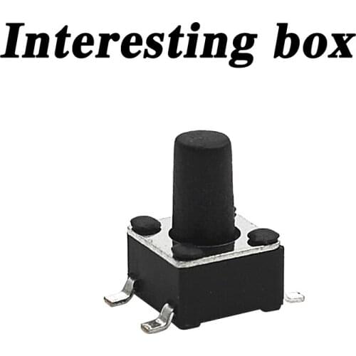 Free shipping TS-C015 4.5*4.5*6.5 vertical four-foot high temperature resistant micro button DIY handmade accessories