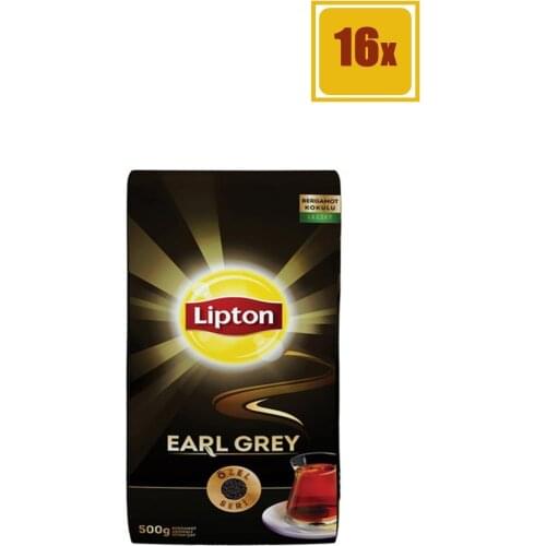 GREAT DRINK Lipton Bulk Tea Earl Gray 500 gr Set of 16 FREE SHİPPİNG