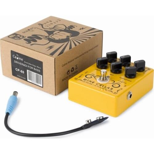 Caline CP-60 Driver+DI for Bass Guitar Pedal Effect Guitar Accessories Mini Pedal Guitar Parts