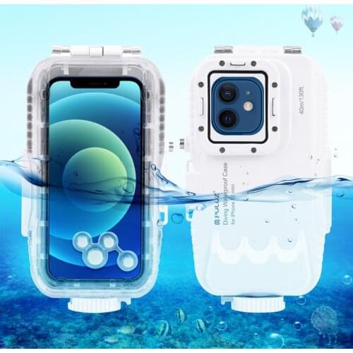 Underwater Photography Cover Case Waterproof Diving Housing For iPhone 12 mini 12 Pro Max Photo Video Taking 40m/130ft Surfing