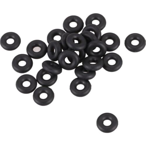 20 pieces 5.6 mm diameter 1.8 mm thickness black rubber O-ring oil washers