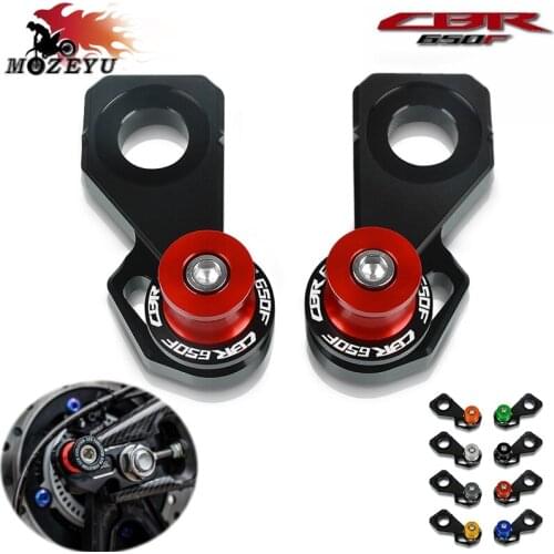 CNC Motorcycle Rear Wheel Axle Stand Pick Up Hook Set for HONDA CBR650F CBR 650F 2014-2018 2017 2016 2015 CBR 650 F Cotton Reels